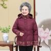Meia-idade e idosos para baixo algodão acolchoado roupas mãe inverno casaco 60 anos 70 anos roupas avó engrossado algodão acolchoado jaqueta 80