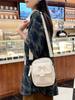 Bolsa de Tela Pequeña para Mujer Estilo Japonés Ins Lindo Lazo Bolso de Hombro para Estudiante Estilo Chica Suave Estilo Mori Estilo Chica Cartera Pequeña