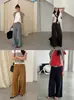 Icciicc Presenta Ocho Colores, Estilo Casual Coreano Sencillo, Corte Holgado, Pantalones de Pierna Ancha Adelgazantes, Guangzhou Shisanxing 1964