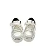 Zapatos Blancos de Lunares con Lazo Estilo Coreano para Mujer 2026 Otoño Nueva Llegada Diseño de Nicho Estudiante Versátiles Casuales Zapatos de Tabla