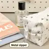 Estojo Preto Simples com Laço Estilo Estudante Alta Aparência Grande Capacidade Bolsa para Material Escolar Bolsa de Armazenamento Fofa Atacado