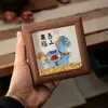 2026 Ano Novo do Cavalo Auspicioso Pequeno Suporte de Exibição Presente para Colegas Presente Foto Frame Tridimensional Oco Ornamento de Exibição Yuanbao Fósforo