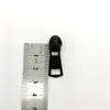 Nº 3 Nº 5 Puxador Impermeável Eletroforese Nylon Desgaste Reverso Preto Fosco Puxador de Zíper Bolsa Roupa Estoque Pronto Atacado