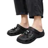 Tendência Promoção Quente Sapatos Masculinos tipo Crocs com Furos Casuais Versáteis Solado Grosso Resistente ao Desgaste Respiráveis Antiodor Antiderrapantes Alta Qualidade Confortáveis