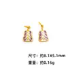 Plata S925 Chapada en Oro Accesorios DIY Mango Olla Ventilador Plátano Mano de Buda Corazón Oso de Dibujos Animados Colgante Pequeño Pulsera Mango