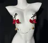 Loubei Acessórios Sexy Máscara para Olhos Roupa Íntima Sexy Meias Fashion Rasgadas à Mão Tentação de Renda Brinquedos de Corda de Tração Atacado