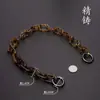 Bolsa de hombro vintage de cadena para debajo del brazo al por mayor de fábrica, bolso de mano acrílico, decoración de cadena ancha para bolso, accesorios de tesoro