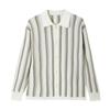 Cardigan Suéter Listrado Contrastante Masculino Primavera Novo Preguiçoso Alto Padrão Tricô Casual Americano Jaqueta Masculina
