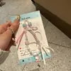 Livro Vermelho Pequeno Mesmo Estilo Fita Rosa Laço Gato Kt Corrente para Celular Lanyard DIY Contas Fofo Câmera Ccd Corrente para Pendurar