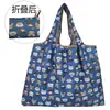 Bolsa de compras ecológica grande Nezha plegable portátil para comestibles fuerte y duradera moda de dibujos animados gran capacidad