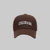 Gorra de Béisbol Bordada Retro Estilo Coreano Versátil Gorra de Béisbol Ins Corona Profunda Visera Curva Resalta la Cara Gorra con Letras Estilo Coreano
