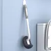 Cepillo para Inodoro con Mango Largo para Limpiar Ranuras, Sin Rincones Muertos, Cepillo de Limpieza para Baño Montado en la Pared, Cepillo para Inodoro con Cerdas Suaves al por Mayor