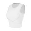 Processamento Colete Esportivo Customizado com Costelas de Mola para Corrida Esportiva Feminino com Bojo no Peito Roupas de Yoga Corrida Sem Mangas Fitness