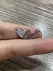 Liquidação Pingente de colar de ouro 14K simples com zircônia estrela de cinco pontas coração chave acessórios de joias DIY Pingente de pulseira