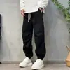 Nova Chegada de Outono Calças de Trabalho Retrô Americanas Masculinas Peso Pesado Largas Moda Joggers Marca Tendência Bolsos Grandes Calças Casuais Masculinas