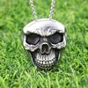 Comercio Exterior al Contado Transfronterizo Estilo Europeo y Americano Producto Nuevo Calavera de Pirata Cara de Fantasma Acero Inoxidable Pulido No Descolorante Colgante Extragrande