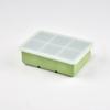 Molde para Cubitos de Hielo con Tapa Hielera Refrigerador Hogar Casero Fácil Desmoldeado Popular en Internet Artefacto para Hacer Hielo Silicona Cubito de Hielo de Seis Celdas