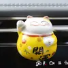 Aromaterapia para Carro Gato da Sorte Saída de Ar Perfume para Carro Produtos de Interior Fragrância Leve Duradoura Enfeites de Desenho Animado para Perfumar o Carro