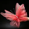 Atrezo para Foto de Cosplay de Mariposa del Día de San Valentín, Flores Simuladas Hechas a Mano, Mariposa Grande de Seda Atrezo para Decoración de Boda