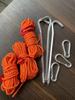 Accesorios de Acero Inoxidable Red de Aislamiento para Chimenea Anti-Chispa Tubería de Humo Bloqueador de Humo Camping Vidrio Resistente a Altas Temperaturas Estufa Exterior