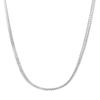 Jiarui wishi Europa y Estados Unidos comercio exterior joyería al por mayor Europa y Estados Unidos collar de plata 5mm collar de lado completo salida de fábrica