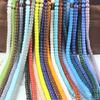 Vidrio Color Sólido 8*6mm Columna Corta Color Original No Descolorante Multicolor Separador Opcional Rojo Grande Azul Zafiro Cuentas Tambor Cuentas Sueltas Venta al por Mayor