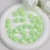 Ding Yi Lua Fria Contas Coloridas Torcidas Acrílico Galvanizado Cor Sólida Contas com Furo Contas Soltas Acessórios para Pulseira DIY