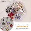 Atacado Joias Nail Art Laço Aurora Urso Borboleta Strass Pérola Conjunto Misto Caixa Decoração de Unhas Acessórios Diamante