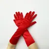 Guantes de protección solar de longitud media para verano, guantes para mujer adulta, guantes elásticos de colores largos de spandex, guantes de etiqueta