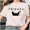 Camiseta de Mujer AVENGERS parodia historia de terror amigos FriendsCuello redondo