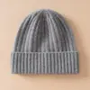 Gorro Cálido y Engrosado de Invierno 100% Cachemir Puro para Mujer con Circunferencia de Cabeza Grande y Protección para los Oídos Gorro de Lana Gorro Tejido Gorro para el Frío