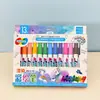 Set de Pintura Acrílica de 3 ml Yeso Cometa Pintura Conjunta de 12 Colores Pintura DIY para Niños Pintura de Arte Graffiti