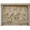 Proyecto de Muro de Relieve de Figura Conmemorativa a Gran Escala, Material de Arenisca Artificial Hecho a Medida, Mural de Relieve de Niño Ángel Estilo Europeo