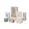 Caixa de cor caixa de embalagem cosmética personalizada caixa de gaveta de cobertura de céu e terra feita sob medida cartão branco caixa dobrável impressão logotipo personalizado