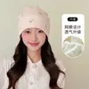 Jq Jingqi [Malla Transpirable] Gorro Postparto Otoño Algodón Puro Gorro de Maternidad con Bordado de Caballito Protección de Frente a Prueba de Viento para Todas las Estaciones