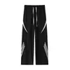 Pantalones de senderismo de secado rápido a rayas gris oscuro, pantalones casuales ligeros y transpirables para hombre, adecuados para actividades al aire libre y montañismo