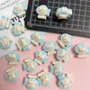 Accesorios de Resina de Oso de Dibujos Animados para Manualidades, Pinzas para el Cabello, Colgantes para Funda de Teléfono, Decoración para Vasos de Agua y Zuecos, Adornos para el Cabello