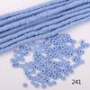 Colar de pulseira de grânulos de gaxeta de wafer de cerâmica macia de cor transfronteiriça de 6 mm frisada contas soltas boêmias contas espaçadoras