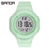 SANDA SANDA 6006 novo movimento eletrônico pulseira masculina e feminina estudantes do ensino fundamental tendência da moda relógio despertador