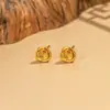 Aretes de calabaza, moneda de cobre y flor, modelo nuevo 2026, para armar tú misma, combinables, elegantes, sencillos, versátiles, regalo perfecto para novia