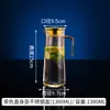Tetera de Acrílico para PC de Agua Fría Olla para Bebidas de Restaurante Olla para Jugos Olla para Cerveza Dispensador de Vino de Plástico Resistente a Altas Temperaturas