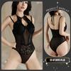 Noite Dourada Lingerie Sexy Desejo Puro Renda Gola Halter Camisola Garota Quente Slim Fit Body Curto Sexy Qqny