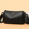 Bolsa Feminina Elegante da Moda Couro Bovino de Primeira Camada Cor Sólida Face de Rede Ombro Único Transversal 2022 Venda Quente Transfronteiriça Textura