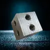Mecanizado de Conector de Tuerca Cuadrada de Aleación de Aluminio Personalizado