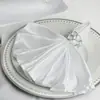 Servilletas de Satén Transfronterizas Hechas a Medida Servilletas Estilo Occidental Servilletas Plegadas Paños de Limpieza de Vasos Hotel Mesa Servilletas Estilo Nórdico Americano