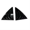 Adecuado para 08-13 Toyota Corolla Ventana Triangular Trasera Rejilla de Ventilación Persiana Modificación Decoración Exterior para Coche Accesorios