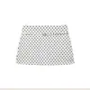 Comércio Exterior Roupas Femininas 2026 Primavera Novo Estilo Moda Europeia e Americana Simples Versátil Calça Saia Decorada com Cinto 4661522
