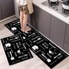 Tapete de cocina fresco de estilo americano, manta de noche, alfombra larga, tapete para puerta de entrada, tapete de corte completo, exportación transfronteriza
