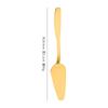 Herramientas para hornear transfronterizas acero inoxidable resistente a altas temperaturas pala para pizza pala para pasteles postres para el hogar estilo ins pala para pastel