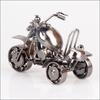 Procesamiento de liquidación sin reembolso ni cambio decoración lámina de hierro modelo de motocicleta de tres ruedas al por mayor pequeña decoración creativa-m26